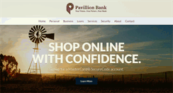 Desktop Screenshot of pavillionbank.com